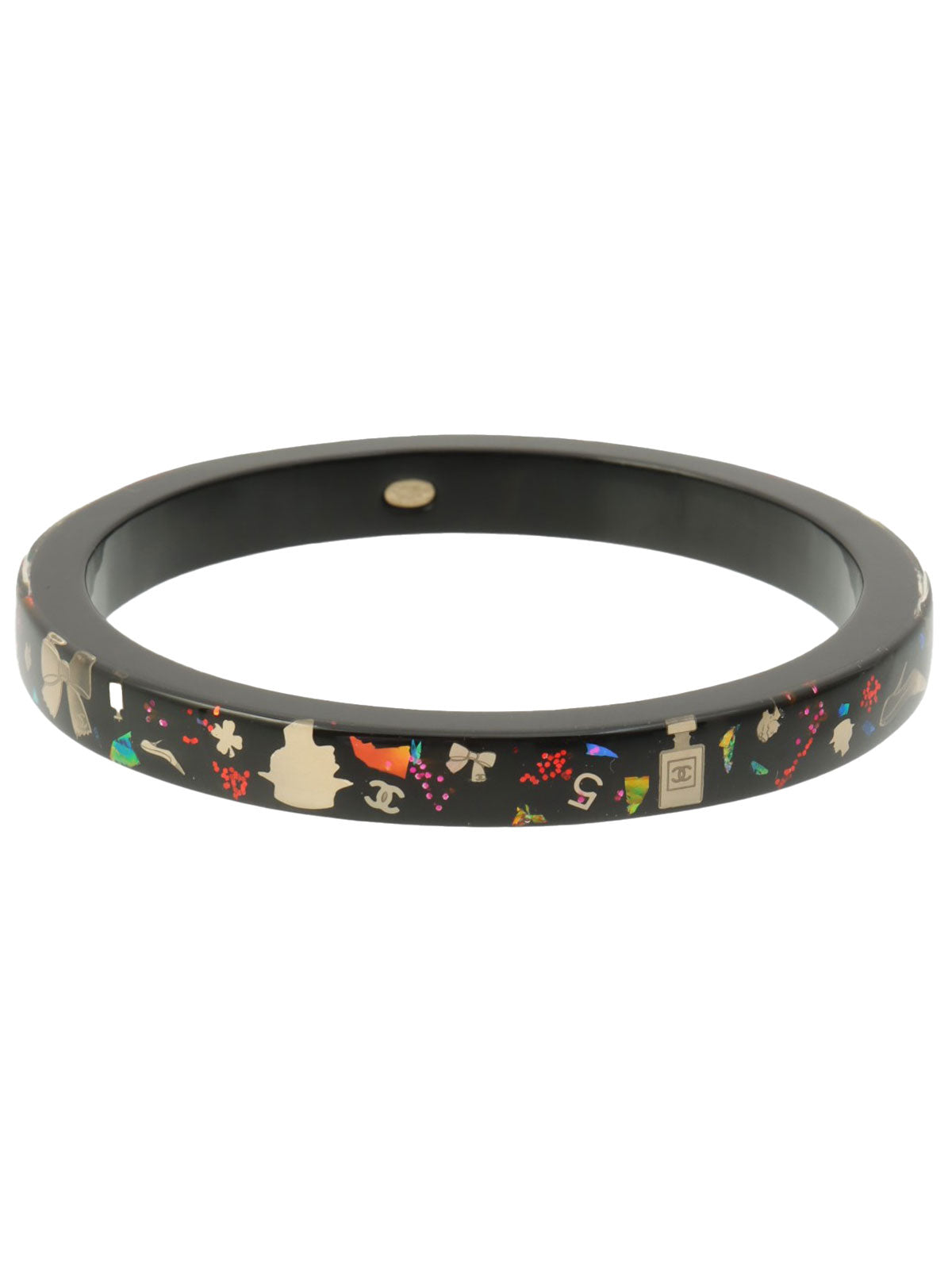 2006 Multi-motif Bangle, Black/Multi