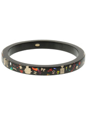 2006年製 マルチモチーフバングル ブラック/マルチ