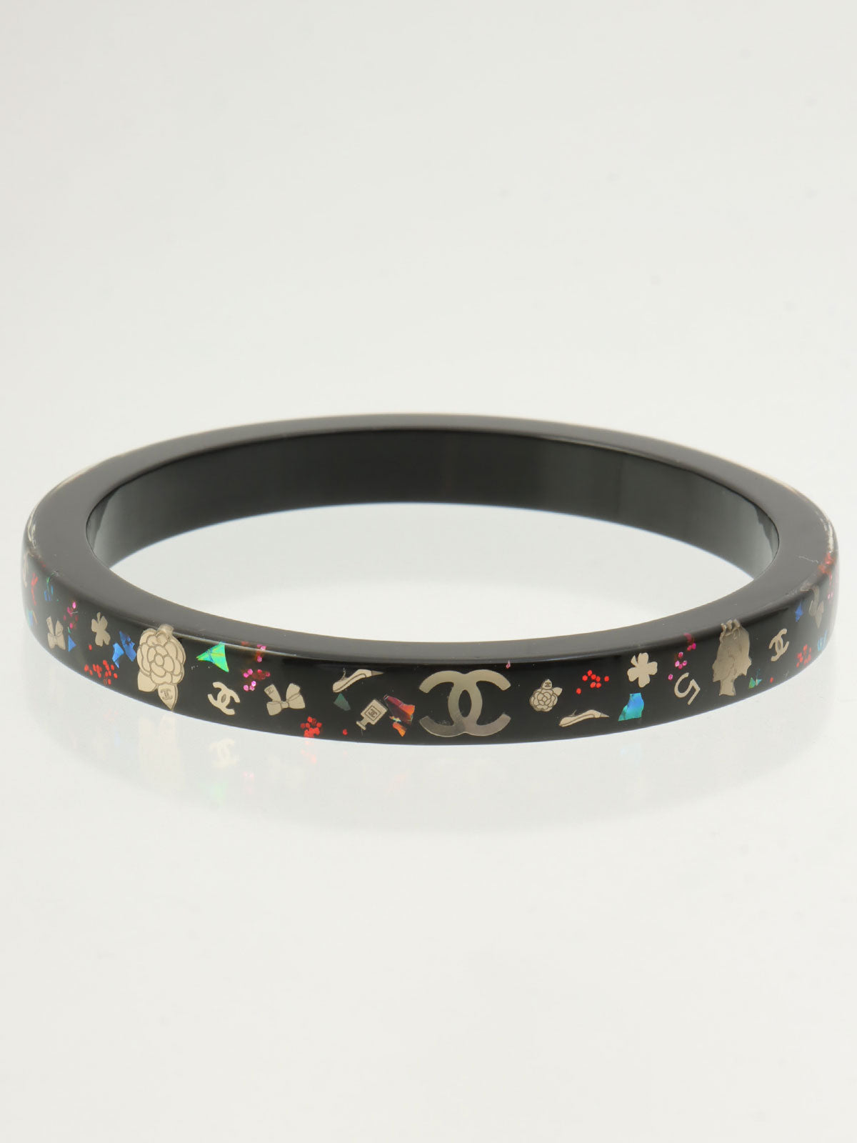 2006 Multi-motif Bangle, Black/Multi
