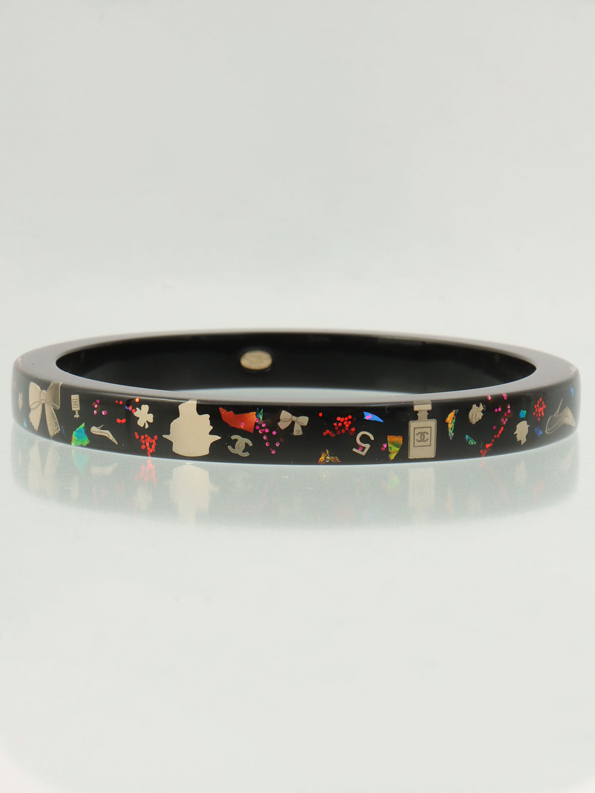 2006 Multi-motif Bangle, Black/Multi