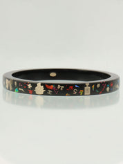 2006年製 マルチモチーフバングル ブラック/マルチ
