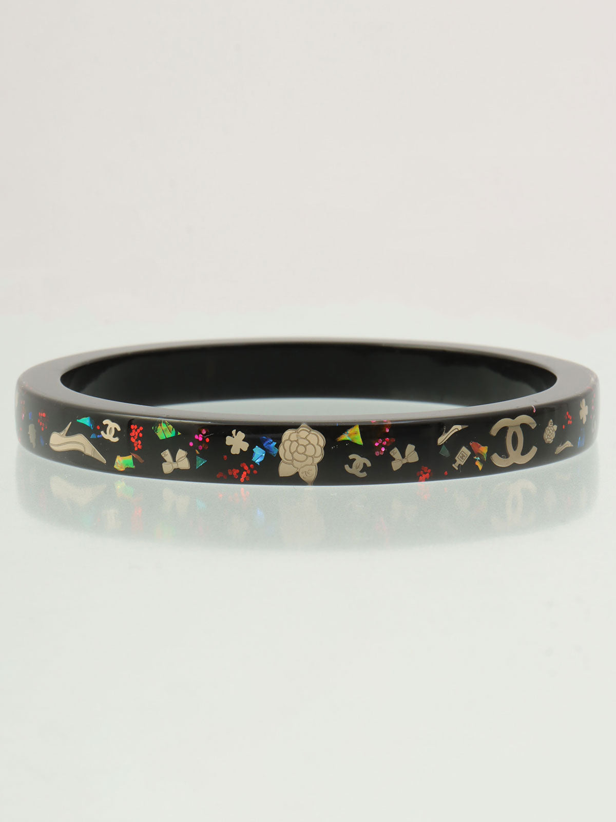 2006 Multi-motif Bangle, Black/Multi