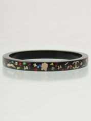 2006 Multi-motif Bangle, Black/Multi