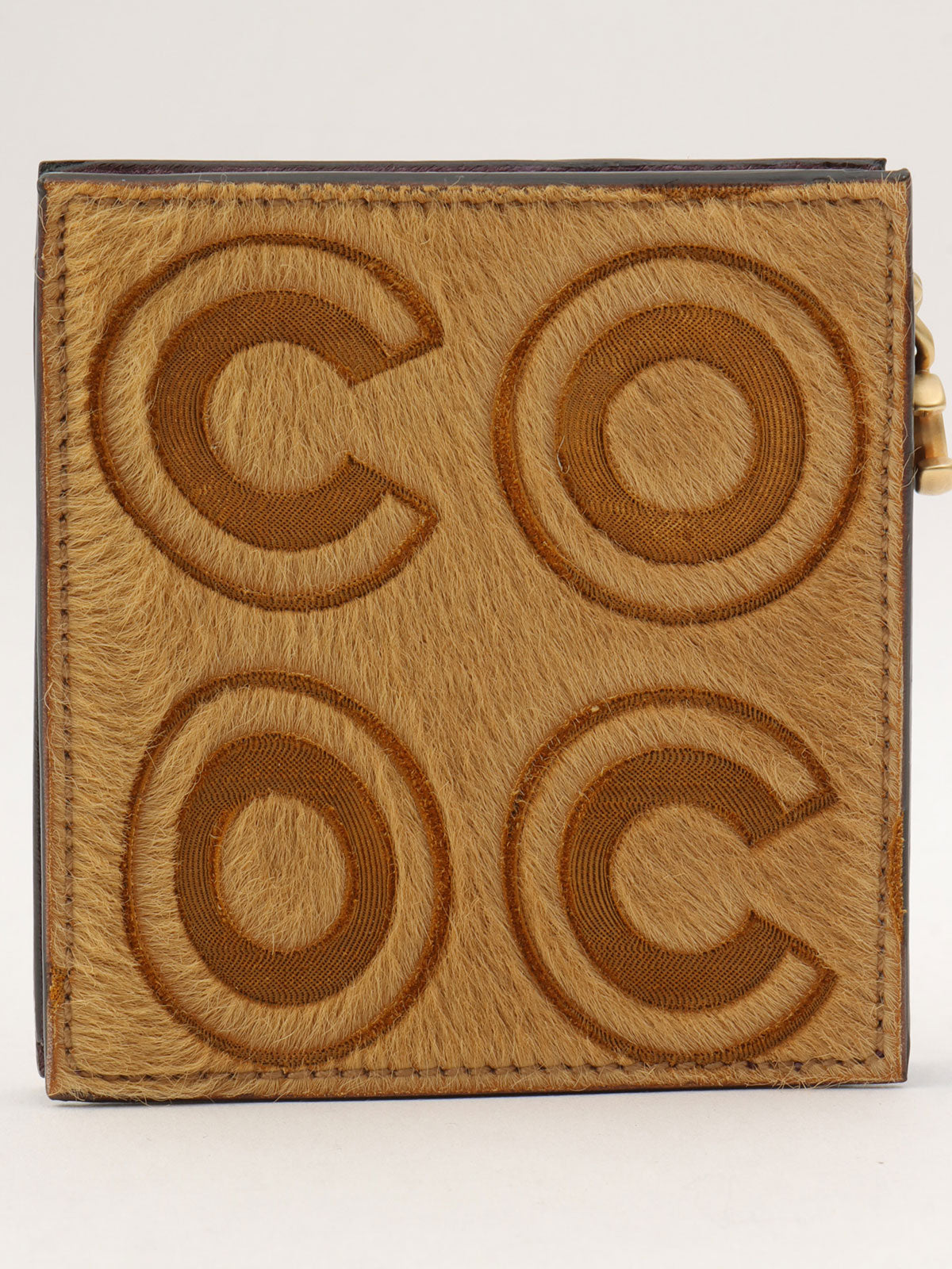 2000 Harako COCO logo coin case, beige