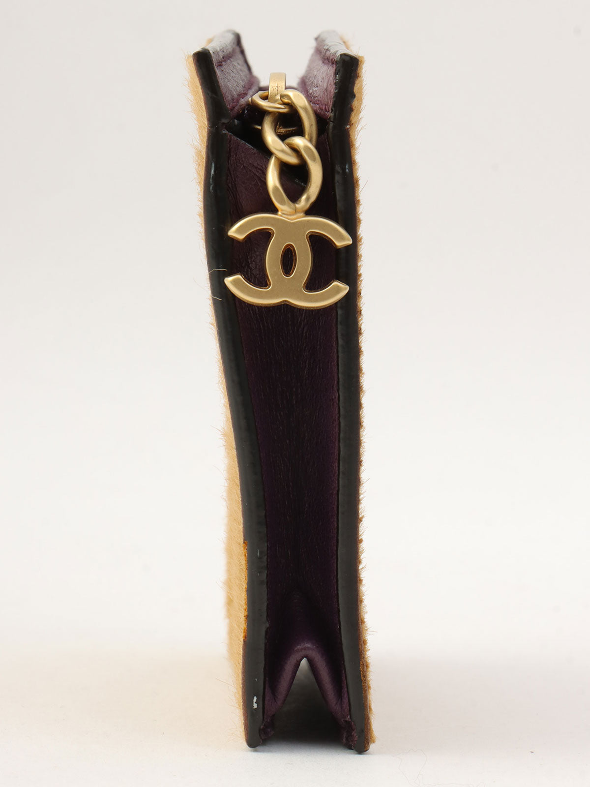 2000年頃製 ハラコCOCOロゴコインケース ベージュ