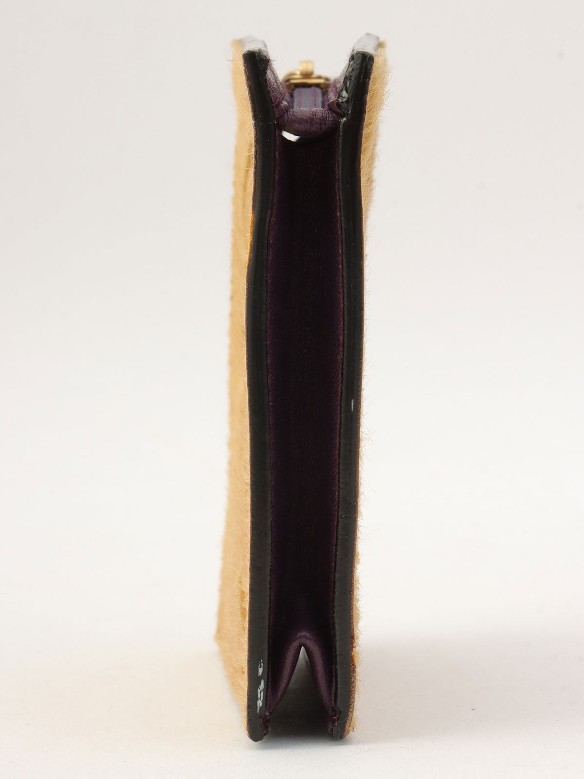 2000年頃製 ハラコCOCOロゴコインケース ベージュ