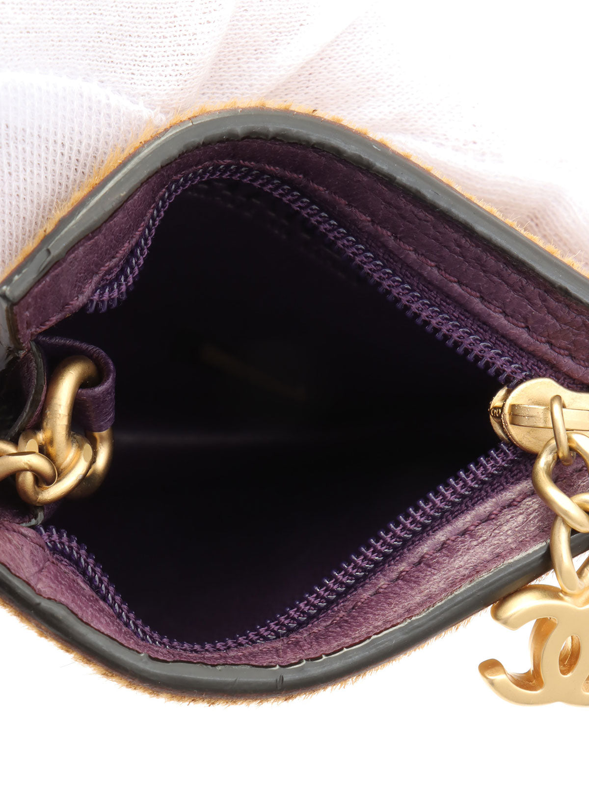 2000 Harako COCO logo coin case, beige