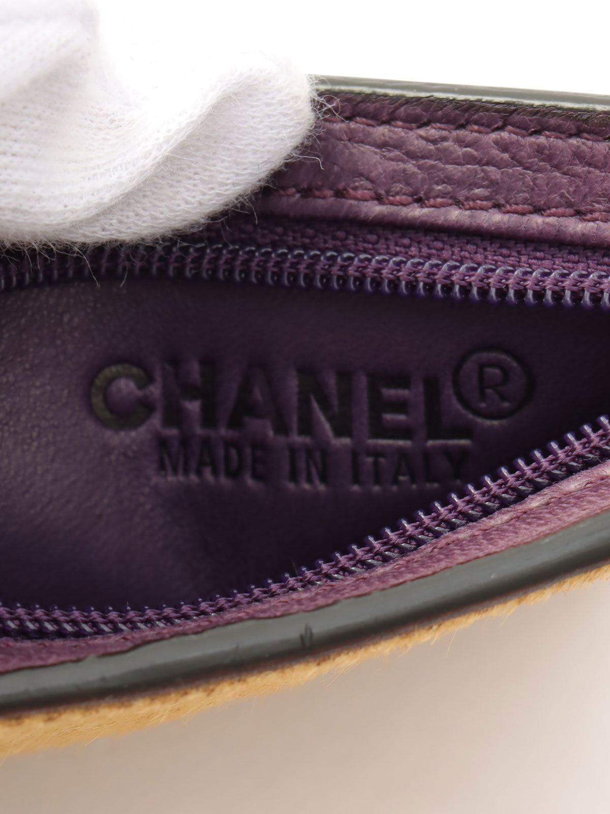 2000 Harako COCO logo coin case, beige