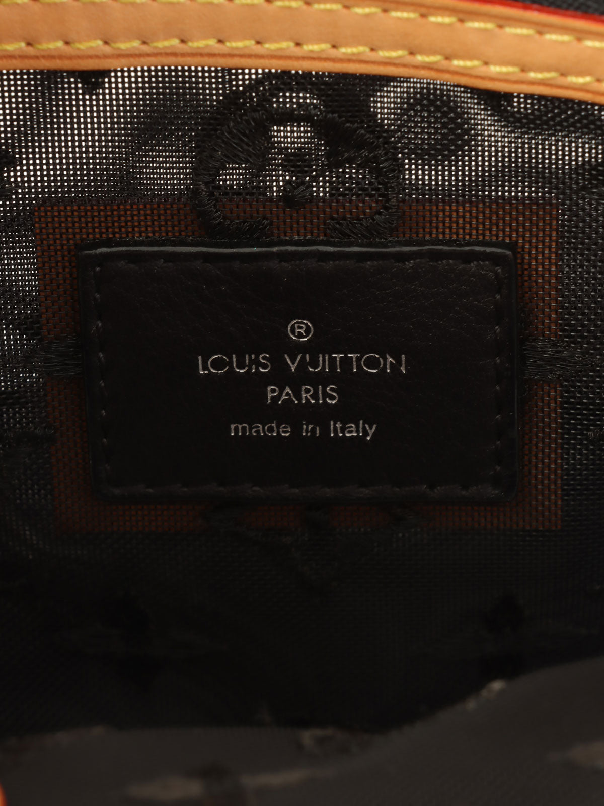 2012 Monogram Transparent Lockit Noir