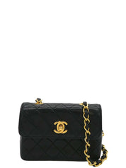 2012 Matelasse 14 Chain Shoulder Bag, Black