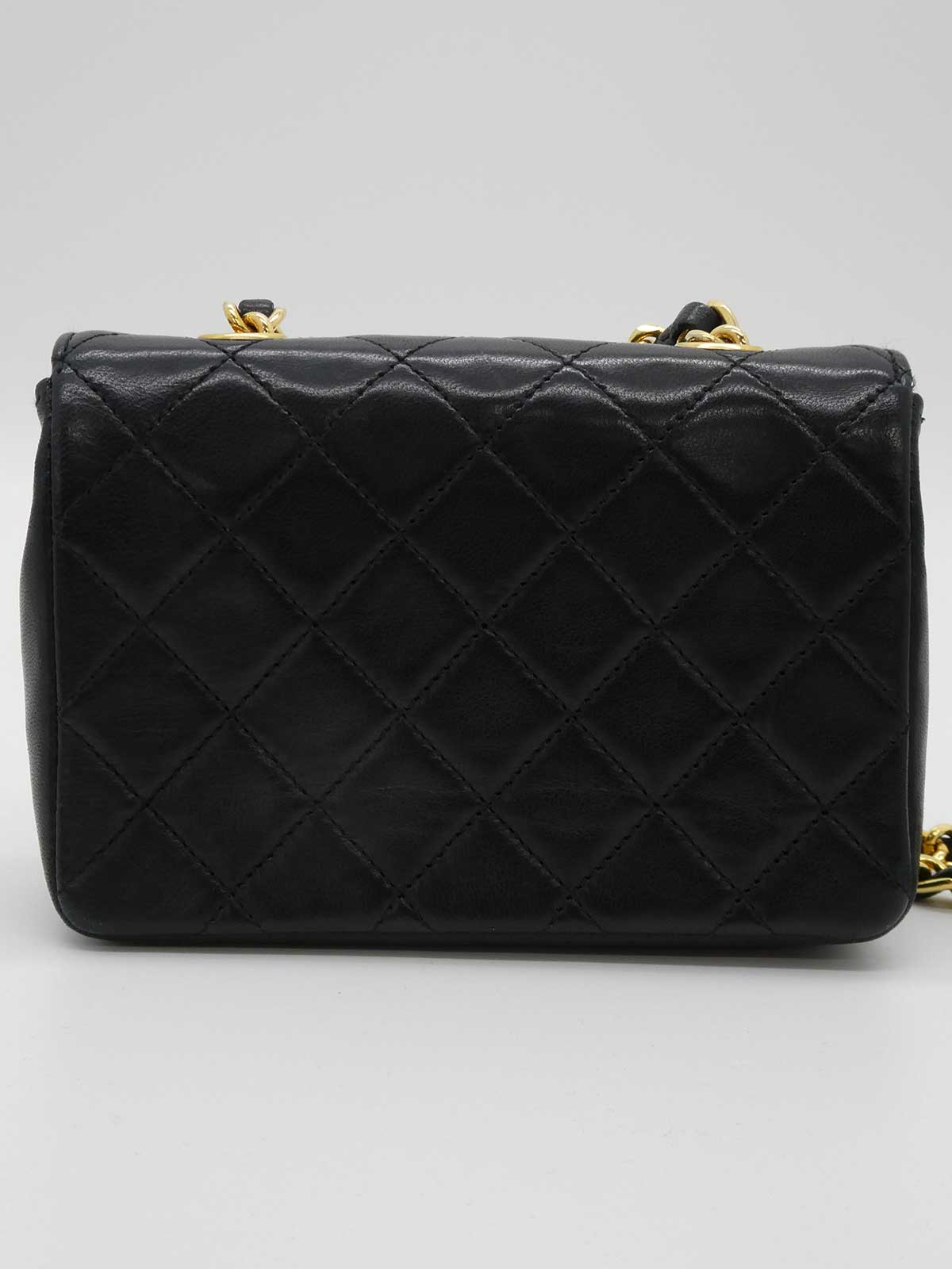 2012 Matelasse 14 Chain Shoulder Bag, Black