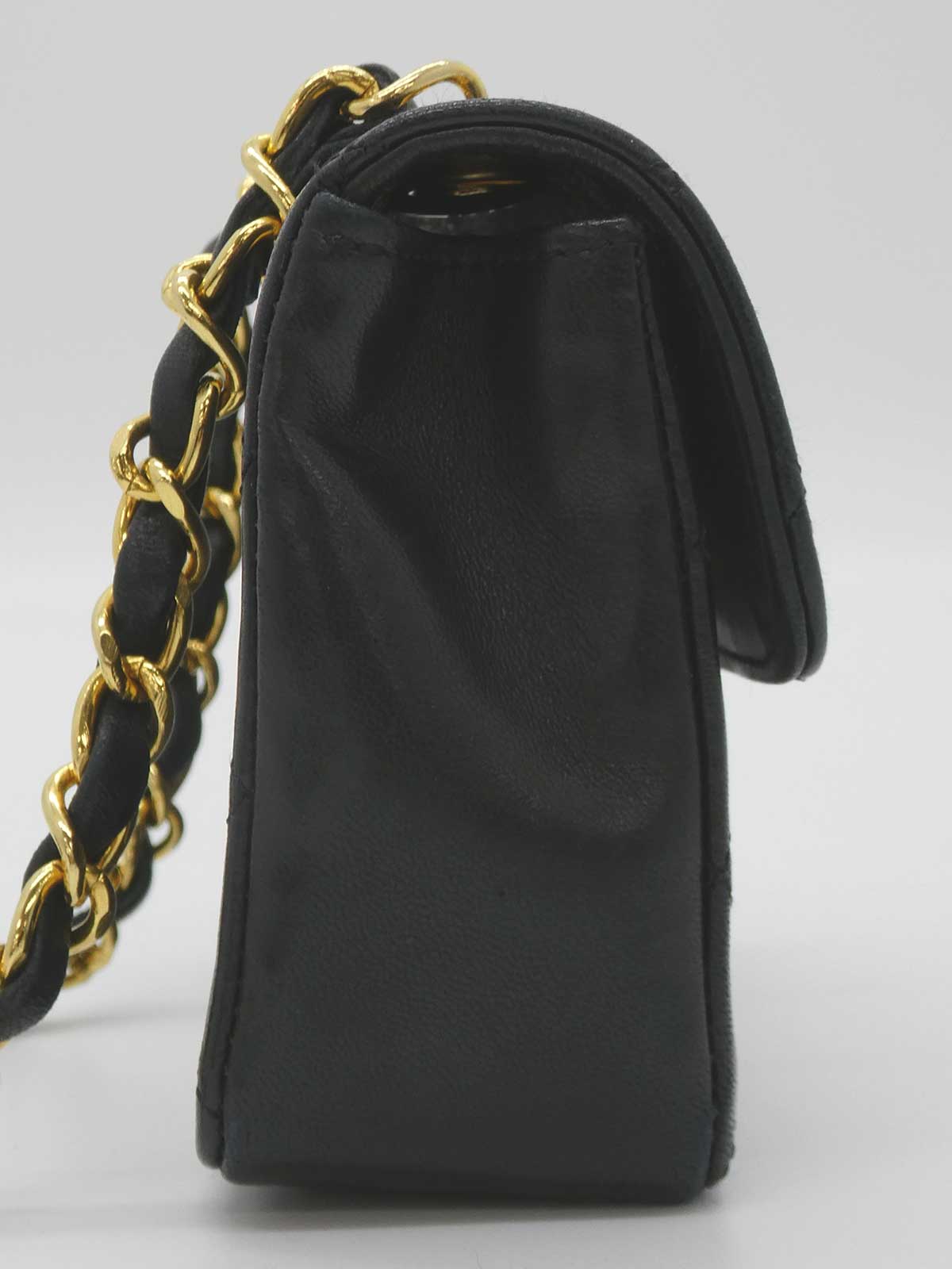 2012 Matelasse 14 Chain Shoulder Bag, Black