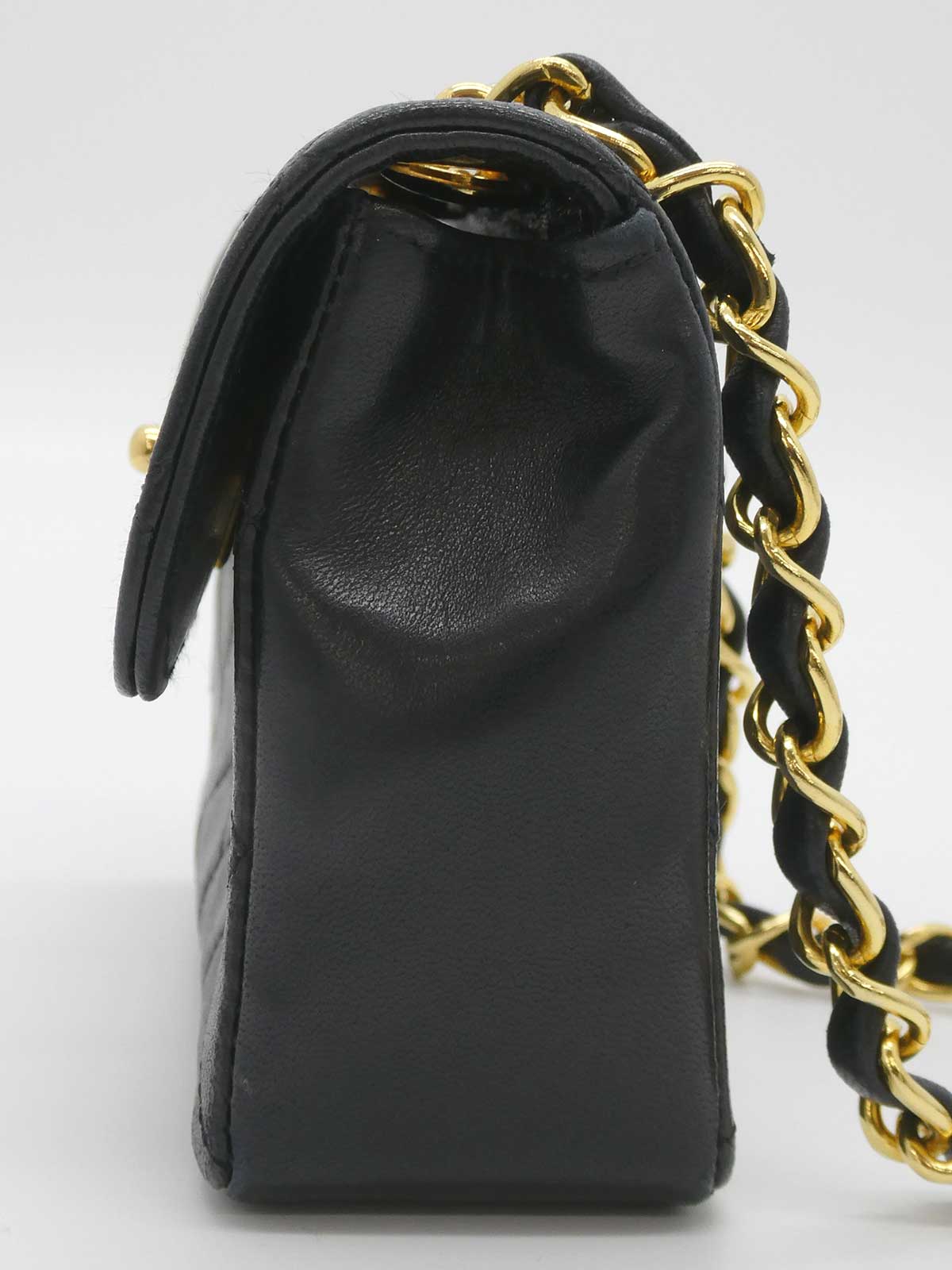 2012 Matelasse 14 Chain Shoulder Bag, Black