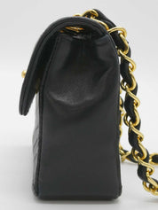 2012 Matelasse 14 Chain Shoulder Bag, Black