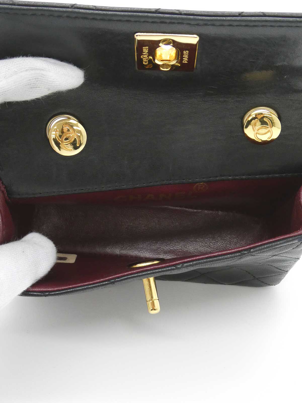 2012 Matelasse 14 Chain Shoulder Bag, Black