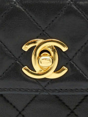 2012 Matelasse 14 Chain Shoulder Bag, Black