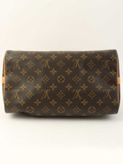 2012年製 キャンバスモノグラムスピーディバンドリエール30 ブラウン/オレンジ