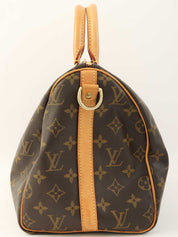 2012年製 キャンバスモノグラムスピーディバンドリエール30 ブラウン/オレンジ