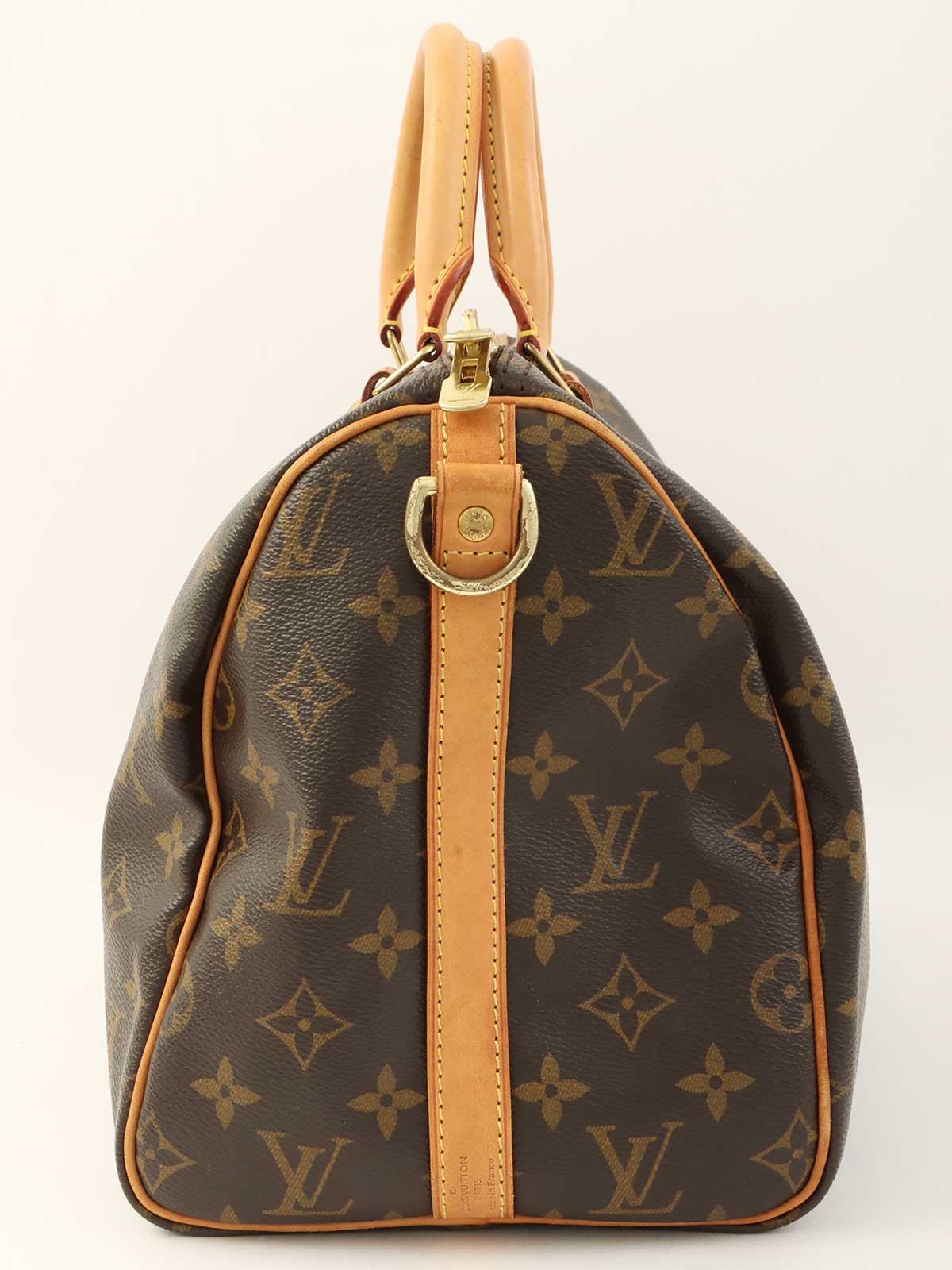 2012年製 キャンバスモノグラムスピーディバンドリエール30 ブラウン/オレンジ