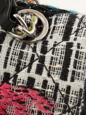 2015 Tweed CC Turnlock Chain Shoulder Bag, Black/Multi