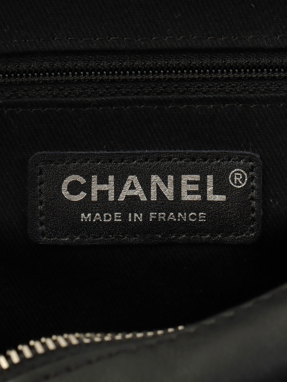 2015 Tweed CC Turnlock Chain Shoulder Bag, Black/Multi