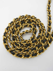 1990 CC Mark 微型链条包，黑色