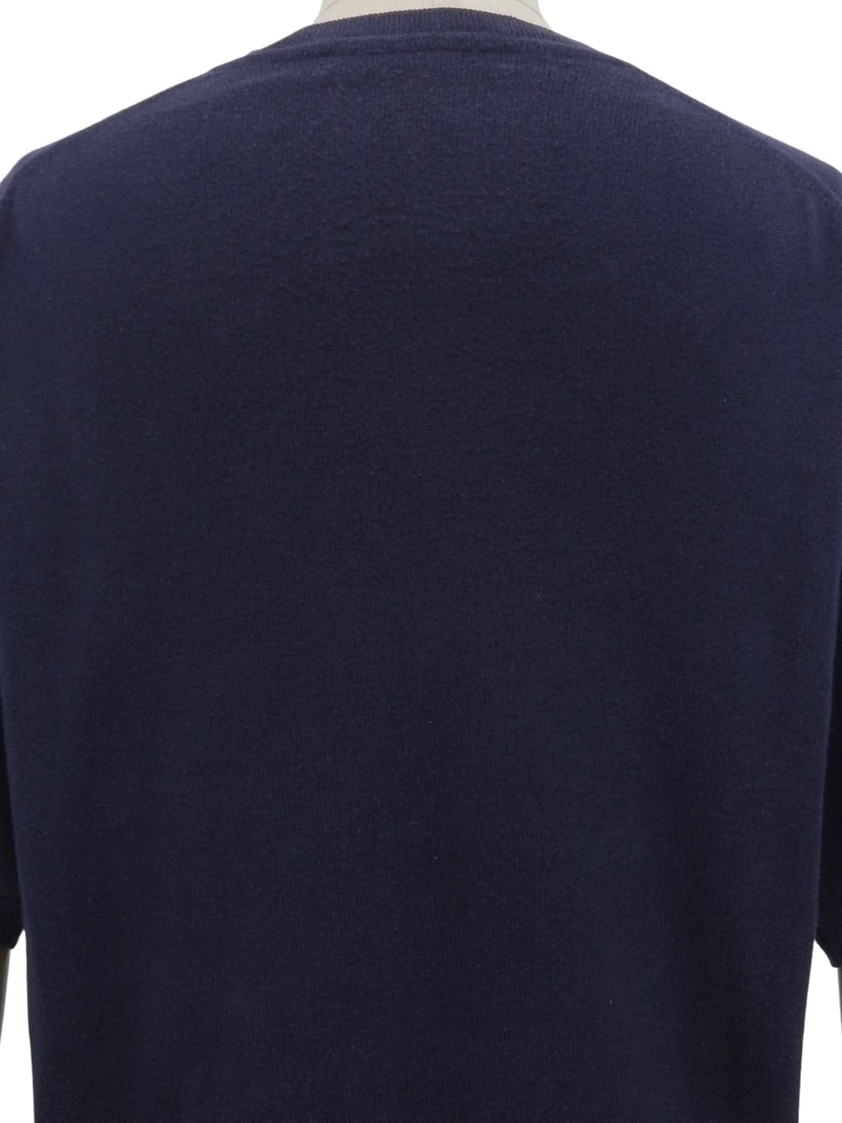 Argyle Pattern Short Sleeve Knit Vest Navy/Multi