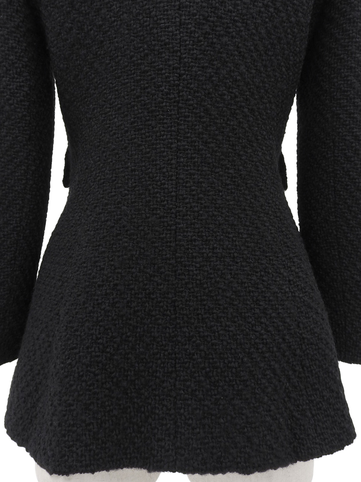 2001年製 ウールCCマークボタンジャケット ブラック