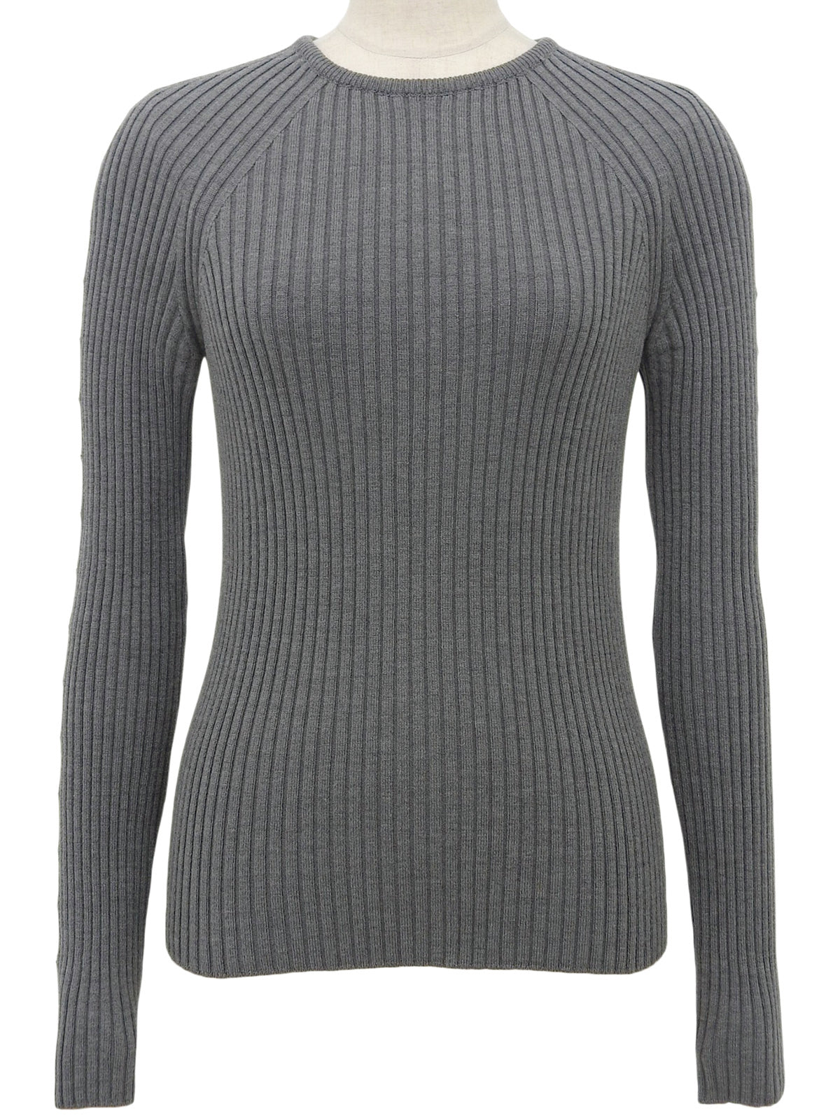 Macadam Stud Knit Top in Grey