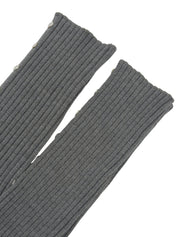 Macadam Stud Knit Top in Grey