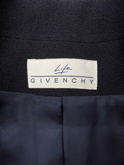 ウールダブルブレストジャケット ネイビー