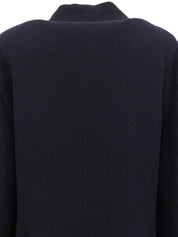 ウールダブルブレストジャケット ネイビー