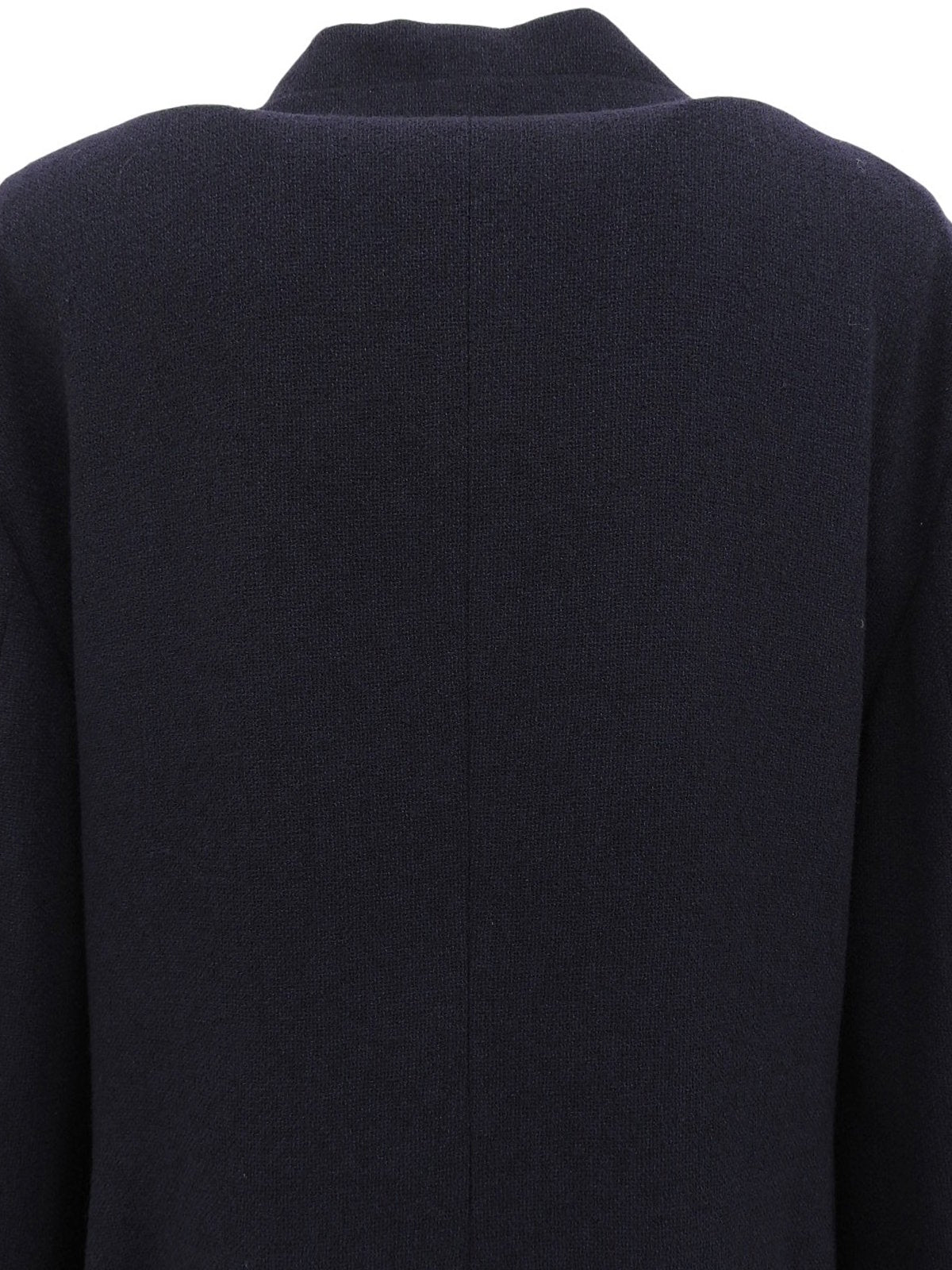 ウールダブルブレストジャケット ネイビー
