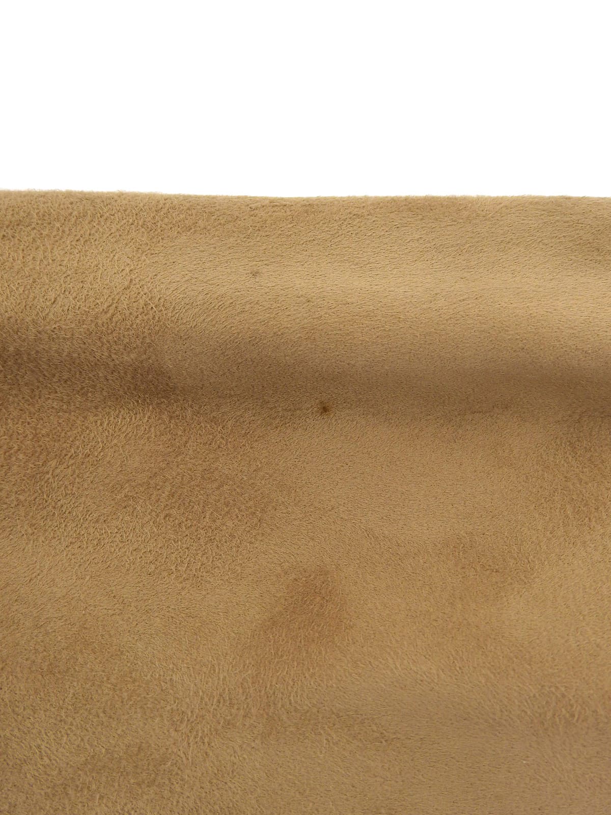 Brown suede fur trim jacket