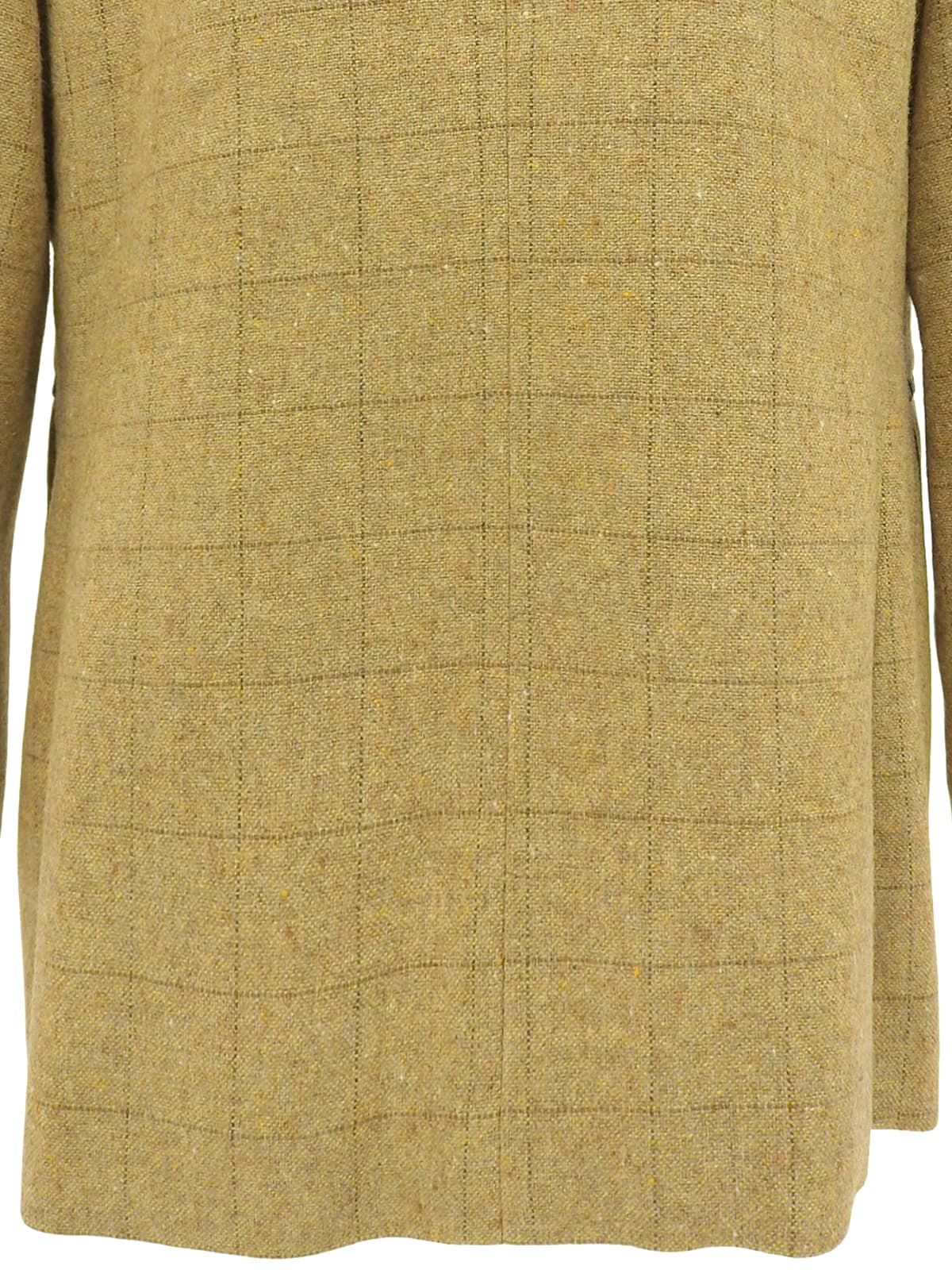 ツイードチェックパターンジャケット ベージュ/イエロー