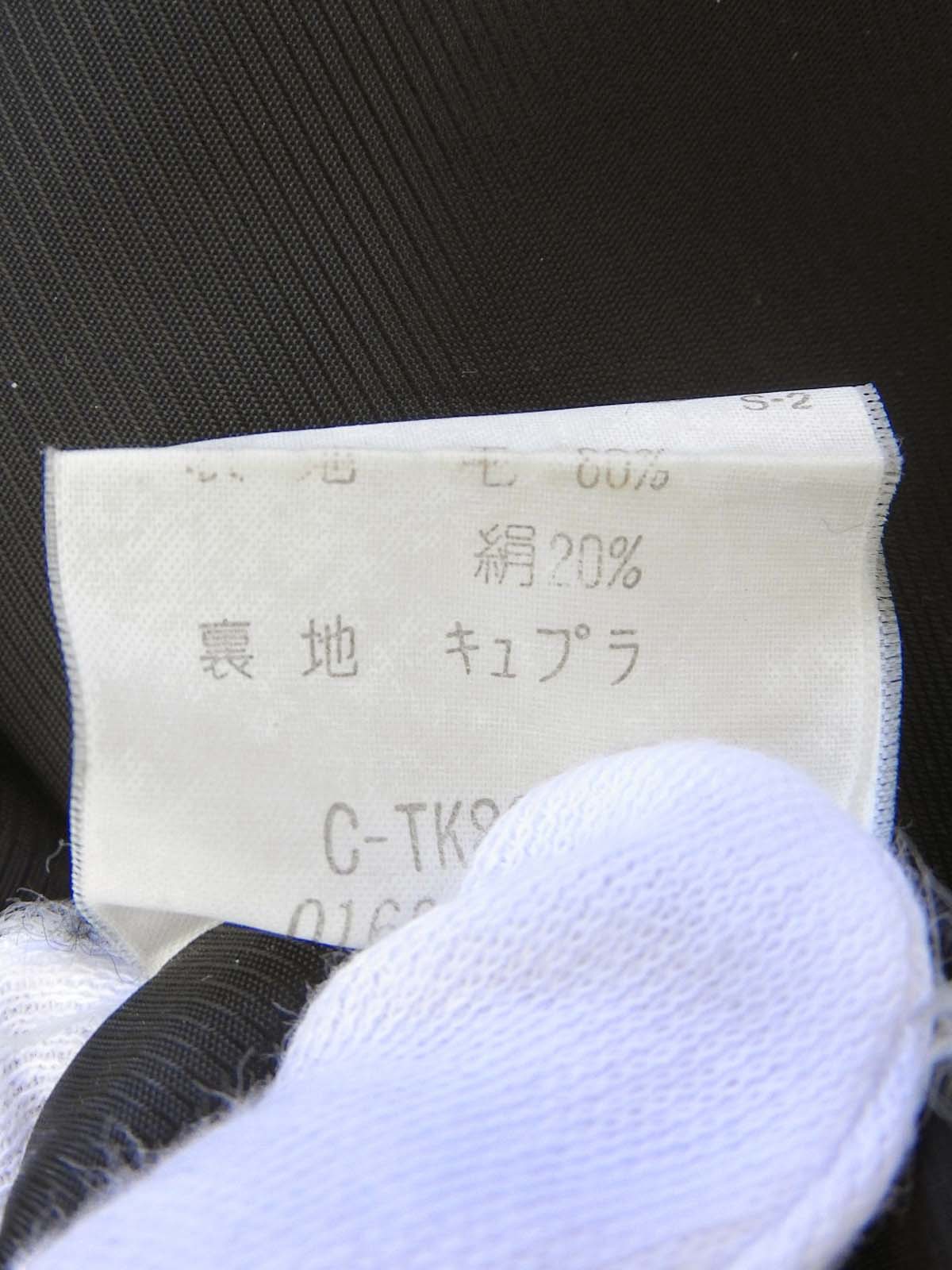 チェックパターンジャケット ブラック/グリーン/ブラウン