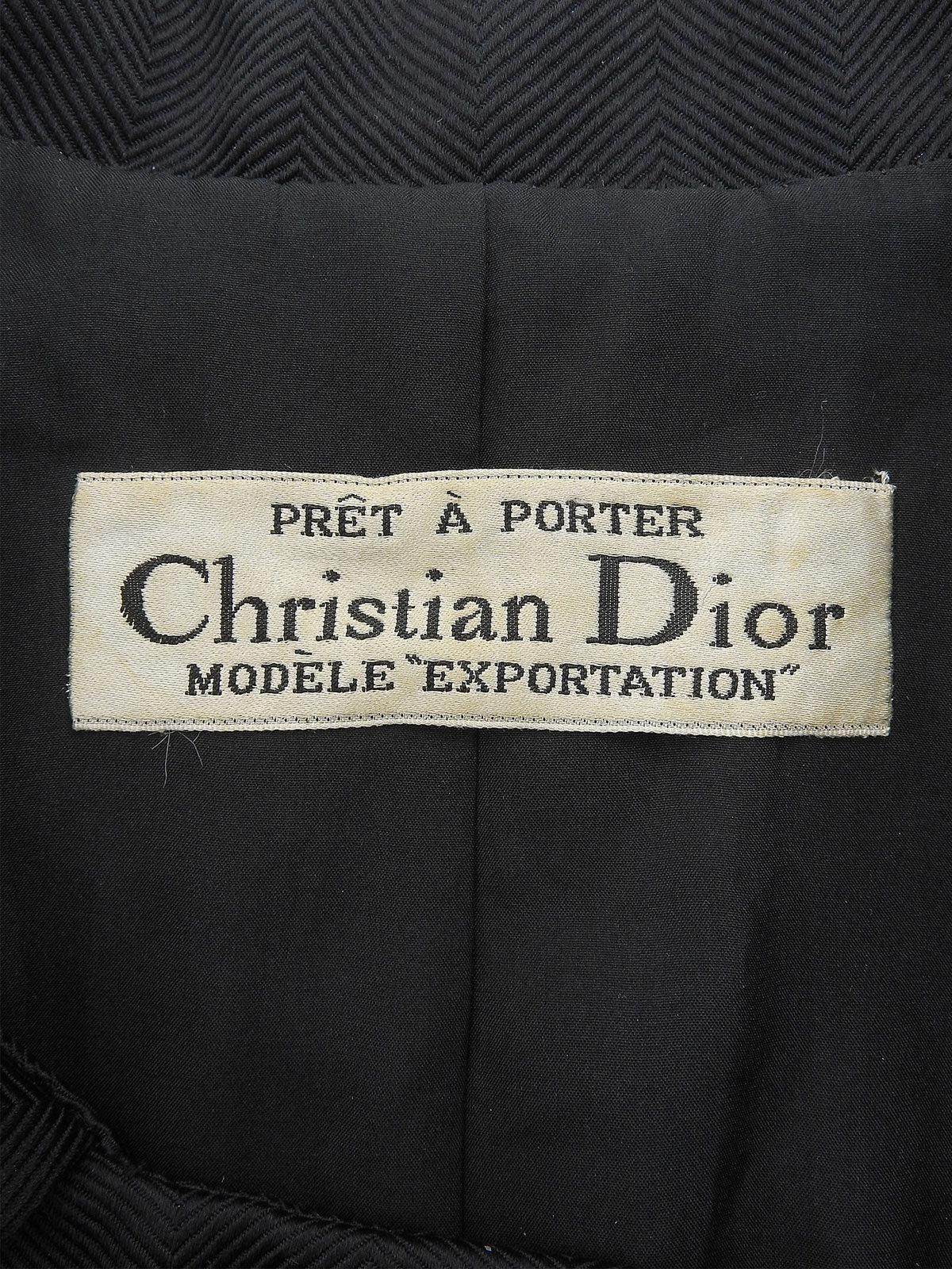 Logo Button Long Jacket Black