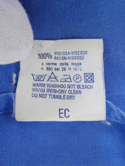 Medusa Button Short Sleeve Shirt Blue