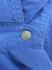 メデューサボタン半袖シャツ ブルー