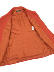 ガンチーニボタンジャケット オレンジレッド