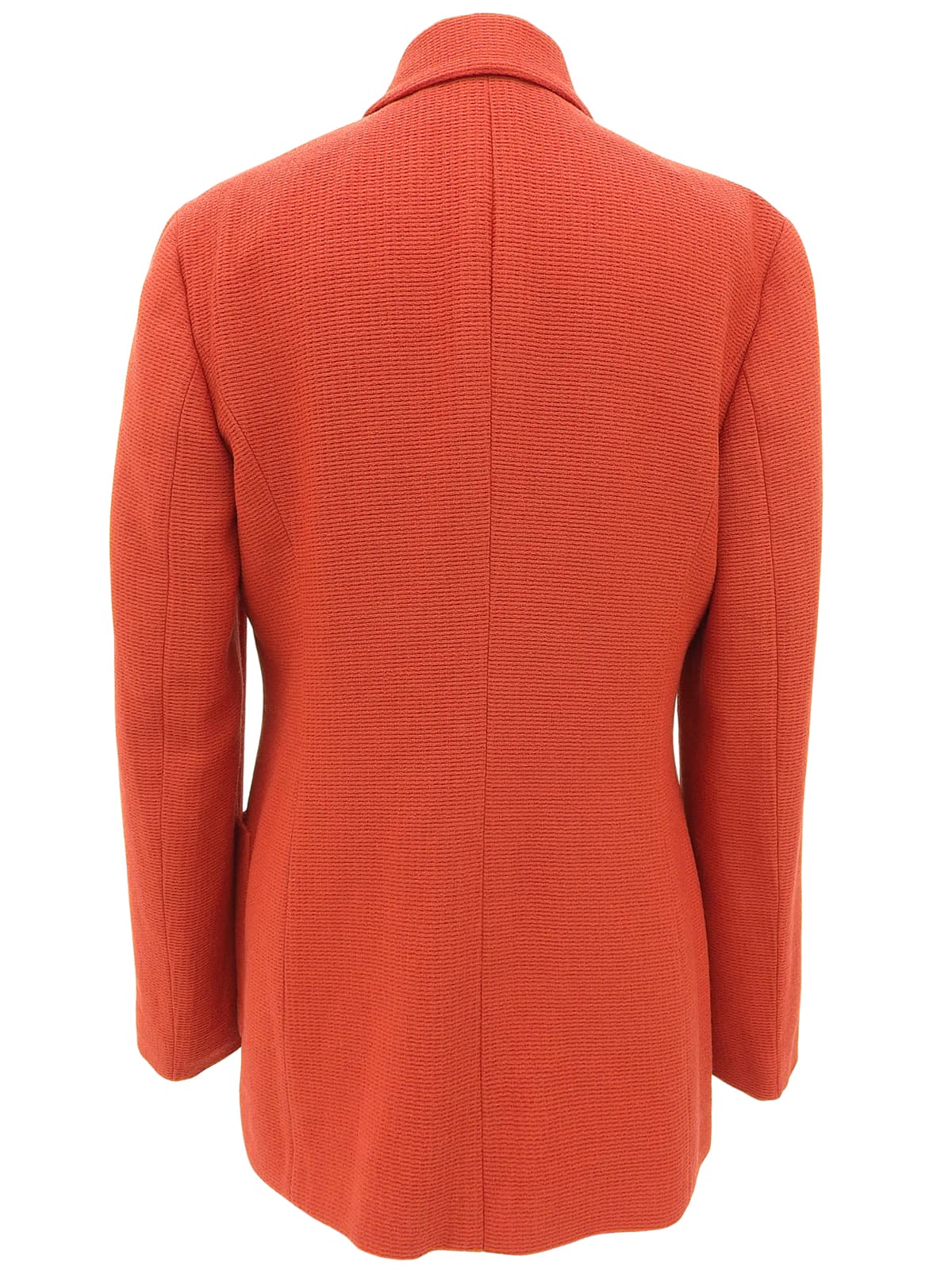 ガンチーニボタンジャケット オレンジレッド
