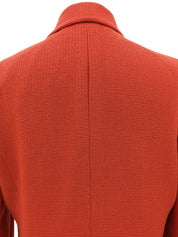 ガンチーニボタンジャケット オレンジレッド