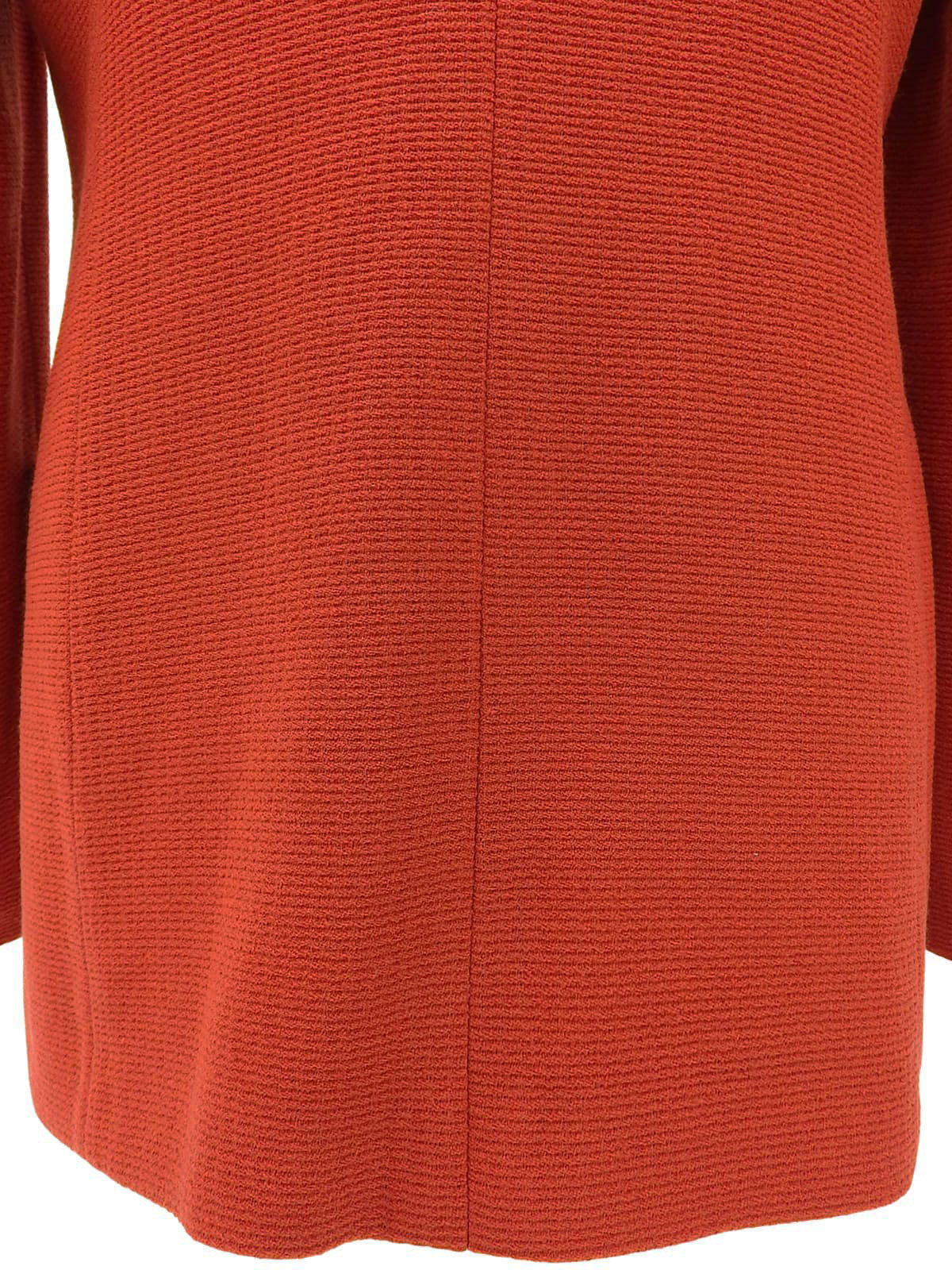 ガンチーニボタンジャケット オレンジレッド