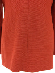 ガンチーニボタンジャケット オレンジレッド