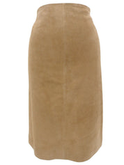 スエードタイトスカート ベージュ