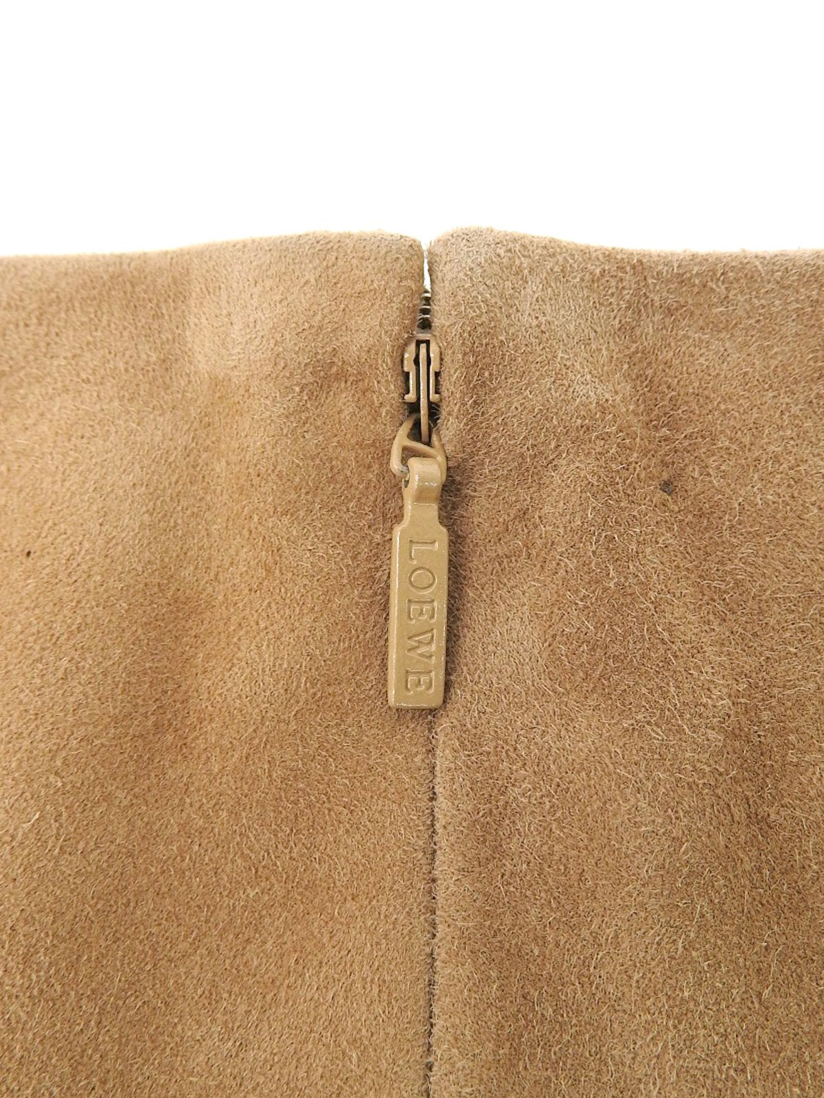 スエードタイトスカート ベージュ