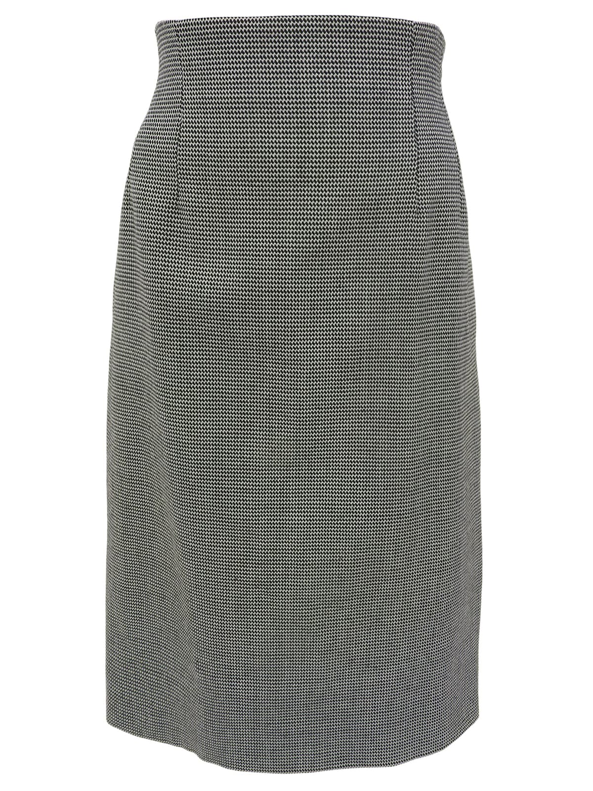 ウールハウンドトゥースパターンセットアップ ブラック/ホワイト