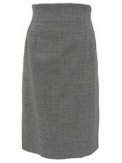 ウールハウンドトゥースパターンセットアップ ブラック/ホワイト