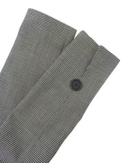 ウールハウンドトゥースパターンセットアップ ブラック/ホワイト