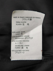 ウールデザインカラーセットアップ ブラック/ホワイト